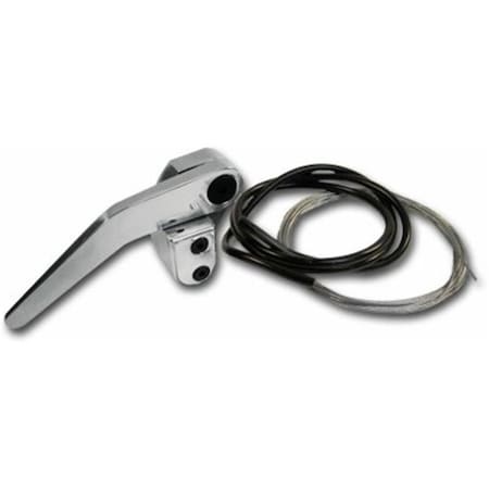 Autoloc Power Accessories Chrome Latch Release System With Cable And Housing 9816